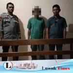 Pencuri Menggunakan Pisau Ditangkap Personel Polsek Toili