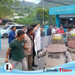 Demo di PLN Luwuk, Personel Polres Banggai Turun Tangan