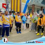 Jalan Sehat Meriahkan HUT ke 12 Kecamatan Luwuk Selatan