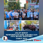 Kantor Pertanahan Banggai Ramaikan Jalan Sehat HANTARU