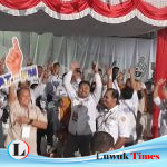 AT-FM Kantongi Nomor Urut 1, Yel Yel Sekali Lagi Menggema di KPU Banggai