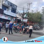 Mobil Box Terbakar di Jalan Ahmad Yani Luwuk