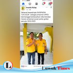 Beri Ucapan Selamat buat Saripudin Tjatjo, Irwanto Kulap Banjir Pujian