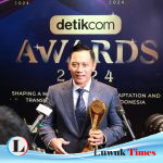 Menteri AHY Dinobatkan sebagai Tokoh Transformasi Digital di Bidang Pertanahan