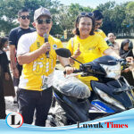 Senam Partai Golkar di Luwuk Banggai Banjir Hadiah