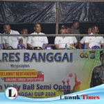 Diikuti 17 Club, JOB Tomori dan Polres Banggai Gelar Semi Open Turnamen Bola Voli di Moilong