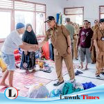 BPU Luwuk Tampung 130 Warga Terdampak Kebakaran Pasar Sentral
