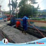 Saluran Drainase Tersumbat, Dinas PUPR Banggai Turun Tangan