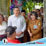 Wamen Ossy Tinjau Program Cek Kesehatan Gratis di Bekasi