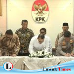 Irjen Kementerian ATR/BPN Saksikan Penandatanganan SKB Timnas PK dan Pelaksanaan Aksi Pencegahan Korupsi 2025–2026