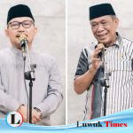 Bupati dan Ketua DPRD Banggai Sumbang Masjid di Luwuk Selatan 300 Juta