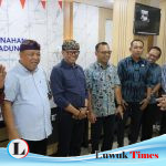 Ossy Dermawan Tinjau Pelataran di Kantah Kabupaten Badung