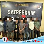 Polres Banggai Hakop 8 Terduga Pelaku Pengeroyokan di KM 5 Luwuk