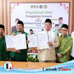 Menteri Nusron dan Ketua DPP PUI Teken MoU