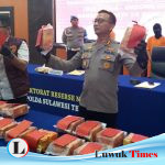 Polda Sulteng Ungkap Kasus Narkotika Jaringan Internasional Malaysia-Indonesia 24 Kg Sabu Disita
