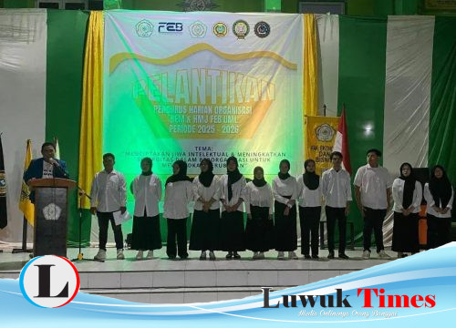 Ini Deretan KSB Pengurus BEM dan HMJ FEB Unismuh Luwuk yang Baru Dilantik