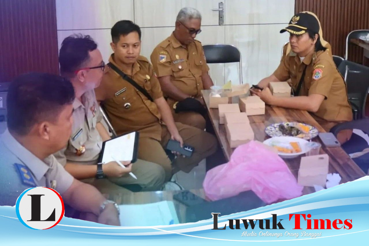 Membahas percepatan PTSL di Kantor Pertanahan Banggai