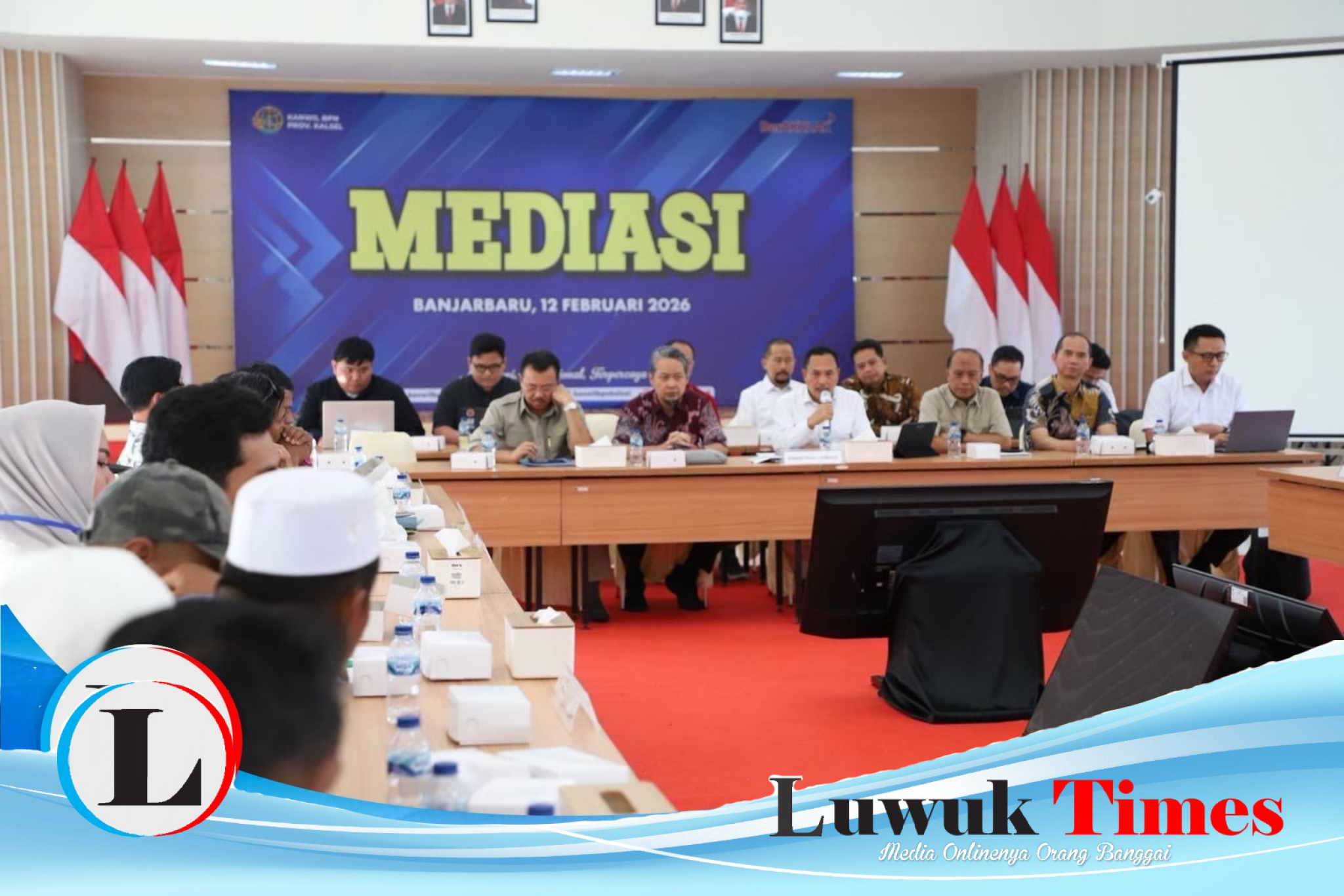 Kementerian ATR/BPN memfasilitasi tahap mediasi sengketa lahan antara warga Desa Bekambit dan Desa Bekambit Asri (dh. Desa Bekambit hulu) dengan PT SSC.