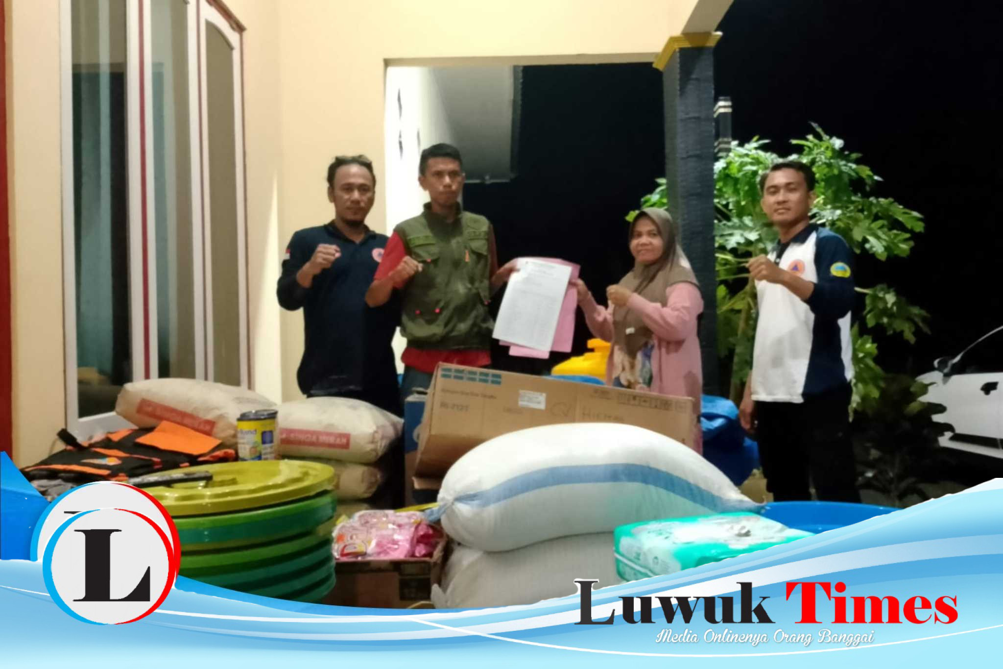 BPBD Kabupaten Banggai bergerak cepat menyalurkan bantuan logistik bagi warga terdampak banjir Desa Batu Mandi, Kecamatan Balantak Utara, pada Rabu, 1 April 2026.6