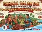 Bahasa Balantak Jadi WBTb Indonesia, Budi Apresiasi Disdikbud Banggai