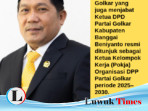 Dari Banggai Menuju Panggung Nasional: Beniyanto Dipercaya Mengawal Digitalisasi Jutaan Data Kader Golkar