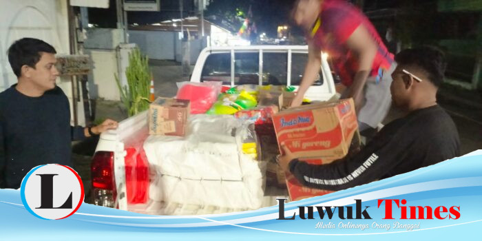 Respons Cepat dan Penuh Empati, Dinsos Banggai Salurkan Bantuan Korban Kebakaran Hanga-Hanga