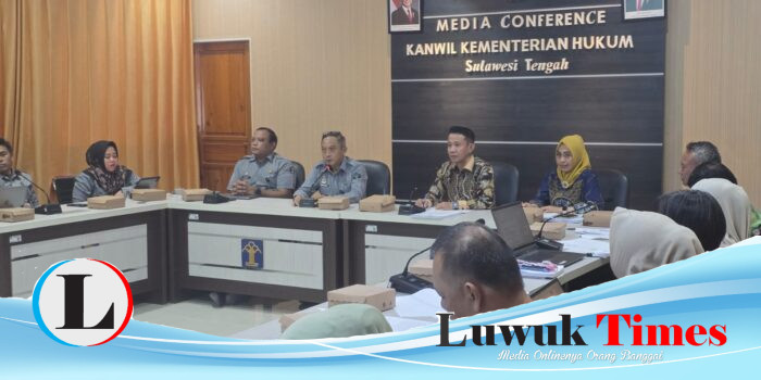 Bawa Semangat Baru, Kalaksa BPBD Banggai Rifai Mahiwa Kaji Regulasi Risiko Bencana di Kemenkumham