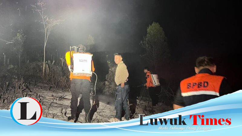 Respons Kilat Tim BPBD Banggai Di bawah Komando Rifai Mahiwa Sukses Jinakkan Karhutla Salodik