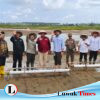 Dukung Ketahanan Pangan, Kantah Banggai Dampingi Kanwil BPN Sulteng Hadiri Peresmian Lahan Sawah Pengganti LP2B Senoro Selatan
