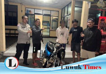 Keponakan Curi Motor Tante Sendiri di Moilong, Polsek Toili Bekuk Pelaku