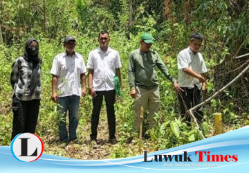 Tim Panitia A Kantah Banggai Lakukan Penelitian Lapangan Aset PLN Pagimana-Bunta