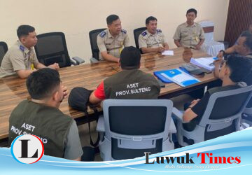 Matangkan Jadwal Lapangan, Kantah Banggai Terima Kunjungan Tim Pemprov Sulteng