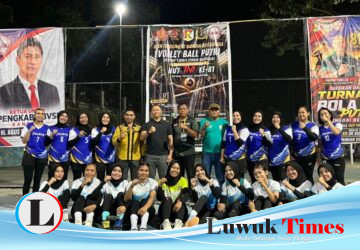 Sukseskan Turnamen Voli HUT TNI ke-81, Dandim 1308/LB Apresiasi Ketua PBVSI Banggai Agus Damalante