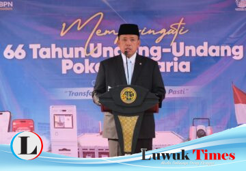 Menteri Nusron di Peringatan HANTARU 2026: Transformasi, Melayani Lebih Pasti Jadi Cara Kerja Sehari-hari
