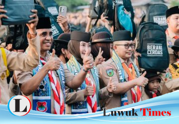 Ribuan Pramuka Padati Kemah Prestasi IV di Kabupaten Banggai