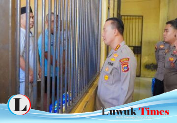 Pastikan Hak dan Fasilitas Terjaga, Kapolresta Banggai Turun Langsung Sidak Rutan