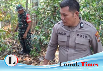 Aksi Nyata Sinergi Tiga Pilar, Bahut-Membahu Padamkan Api Demi Lindungi Kebun Warga Maahas