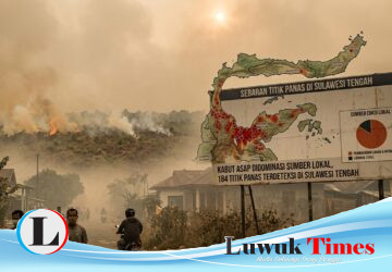 BPBD Banggai Sebut Kabut Asap Didominasi Sumber Lokal, 184 Titik Panas Terdeteksi di Sulawesi Tengah