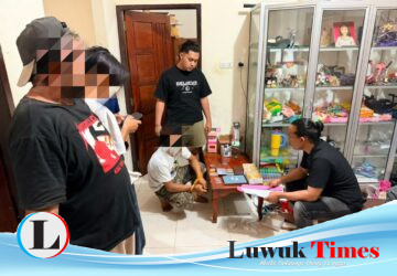Gerebek Sarang Narkoba di Bungin Luwuk, Polisi Sikat Pengedar Beserta Buku Catatan Penjualan