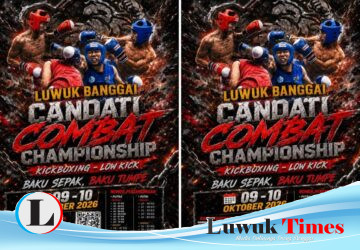Palu Dominan, Banggai Gemilang: Candati Combat Championship Vol I Sukses Gelar Duel Kickboxing Sengit di Luwuk