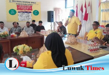 Tatap Pemilu 2029, DPD Golkar Banggai Gandeng KPU dan Bawaslu Rapikan Data Sipol