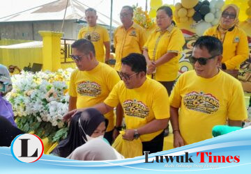 Semarak HUT ke-62 Partai Golkar di Banggai: Bagikan 1.000 Sembako Gratis Hingga Tegaskan Komitmen Layani Aspirasi Rakyat