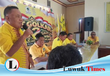 Lima Tokoh Birokrat dan Politisi Muda Resmi Bergabung ke Golkar Banggai, Irwanto Kulap: Keluar Satu, Tumbuh Seribu