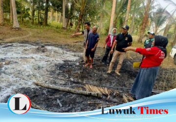 Gubuk Tua Hangus Dilalap Api, Senyum Kakek Djamaludin Kembali Mekar Saat Pemkab Banggai Hadir Merangkul